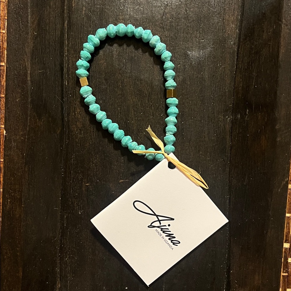 Ajuna Turquoise Beaded Stretch Bracelet